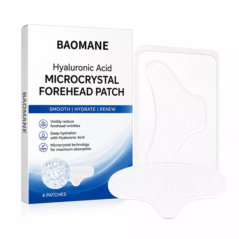 Hyaluronic acid microcrystalline headband patch